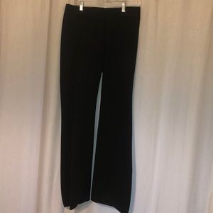 Black LOFT wide leg work pants.